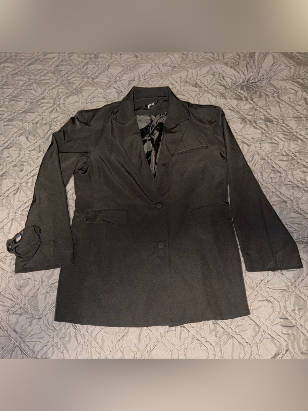 Boohoo oversized black blazer size 4